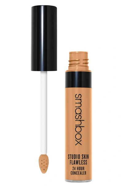 Smashbox Studio Skin Flawless Oil-free 24 Hour Concealer Medium Warm Golden 0.27 oz/ 8 ml In Medium Warm Golden
