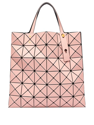 Bao Bao Issey Miyake Lucent Frost Tote In Smoky Pink/gold