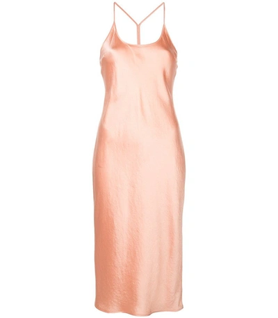 alexander wang silk slip dress Alexander Wang Silk Satin Slip Dress in Gray