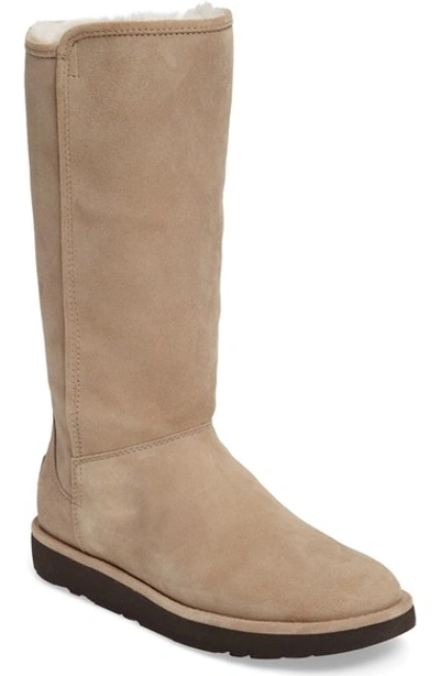 Ugg abree shearling-lined clearance tall suede boots