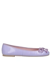 Pretty Ballerinas Ballet Flats In Lilac