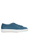 Santoni Sneakers In Slate Blue