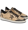 Golden Goose B-ball Star Sneaker In Black Drawing