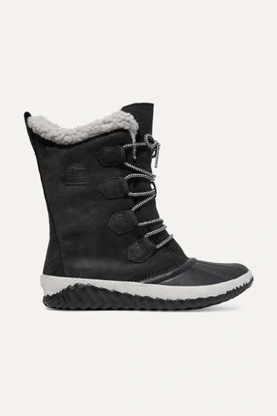 Sorel Out 'n About&trade; Plus Leather And Suede Boots In Black
