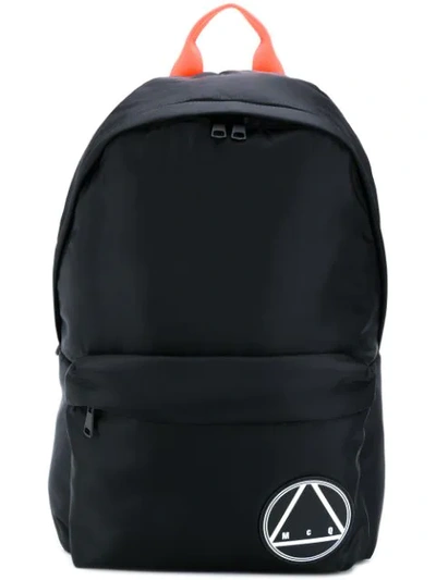 Mcq By Alexander Mcqueen Mcq Alexander Mcqueen Black Oversized Glyph Backpack