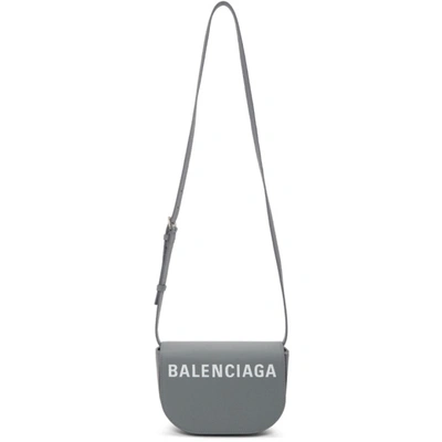 Balenciaga Ville Day Xs Cross-body Bag In 1570 Grey/w