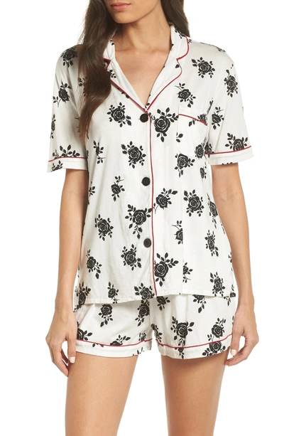 Pj Salvage Give Love Short Pajamas In Ivory