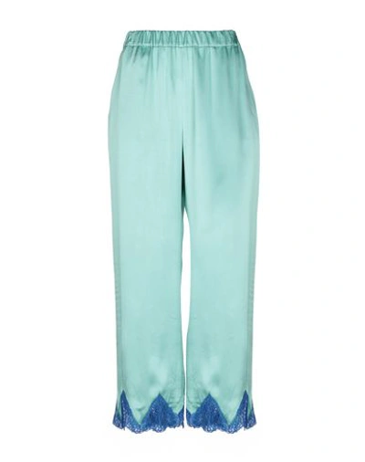 Semicouture Casual Pants In Light Green