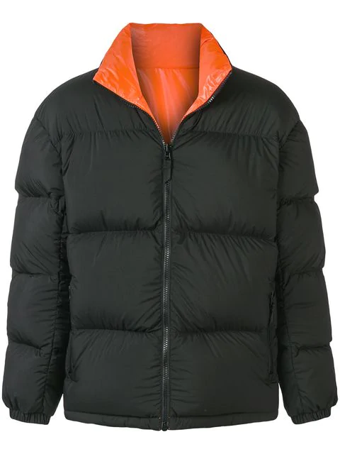 orange nike puffer jacket