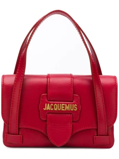 Jacquemus Foldover Mini Handbag In Red