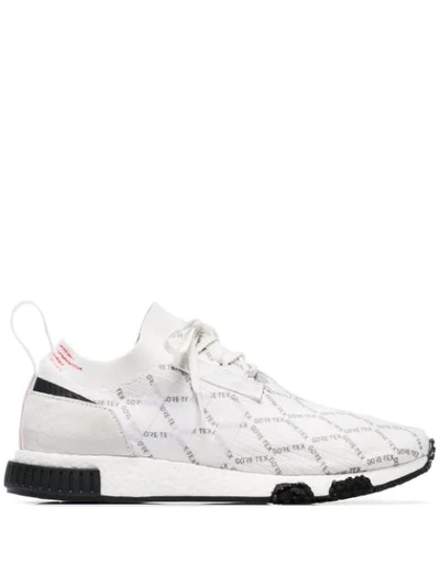 Adidas Originals Adidas White Gtx Racer Nmd Trainers In White,grey