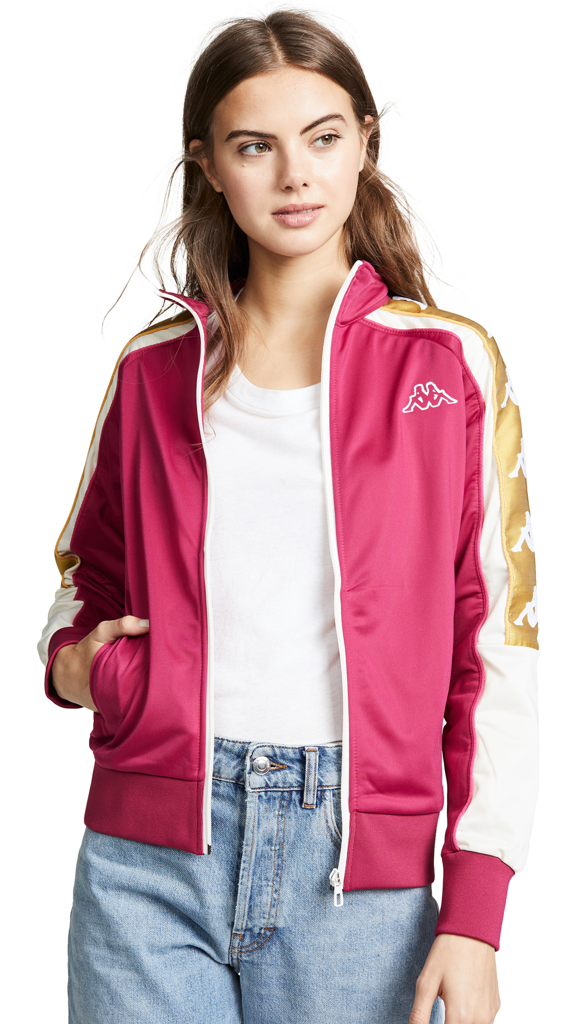 kappa gold track jacket