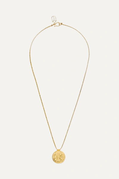 Pippa Small 18-karat Gold And Cord Necklace