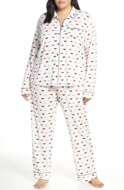 Pj Salvage Give Love Pajamas In Ivory