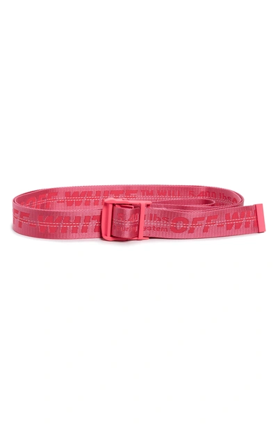 Off-white Classic Industrial Belt In Fucshia