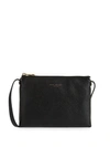 Marc Jacobs Grained Leather Crossbody Bag In Black
