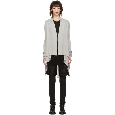Rick Owens Loose Fit Cardigan In 61 Oyster