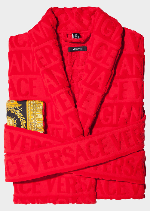 red versace robe cheap