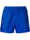 Prada Short Swim Shorts In Blue