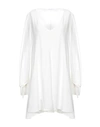 Patrizia Pepe Short Dress In White