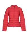 Geospirit Down Jacket In Red