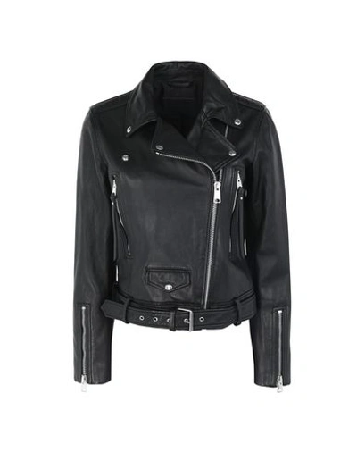 Allsaints Biker Jacket In Black