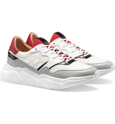 Koio Avalanche Sneaker In Red/ Gray