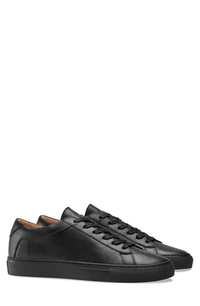 Koio Men's Capri Tonal Leather Low-top Sneakers In Nero