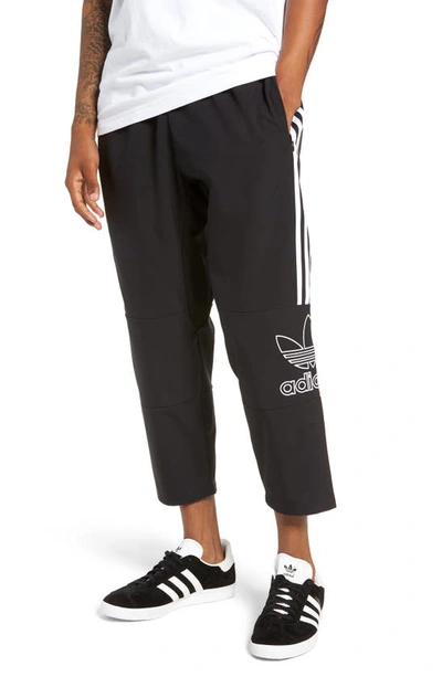 Adidas Originals Men's Outline 7/8-length Sweatpants In Black | ModeSens