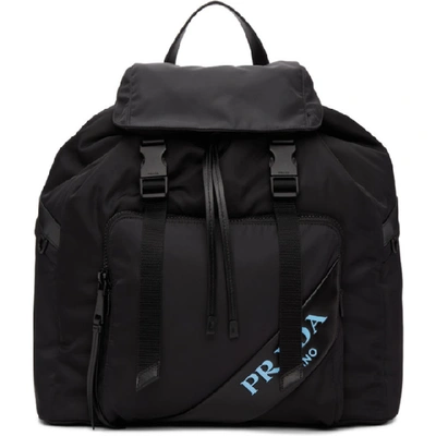 Prada Black Mirage Backpack