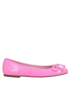 Pretty Ballerinas Ballet Flats In Pink