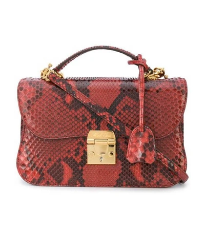 Mark Cross Dorothy Shoulder Bag In Red