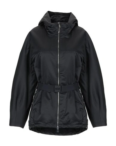 Add Full-length Jacket In Black