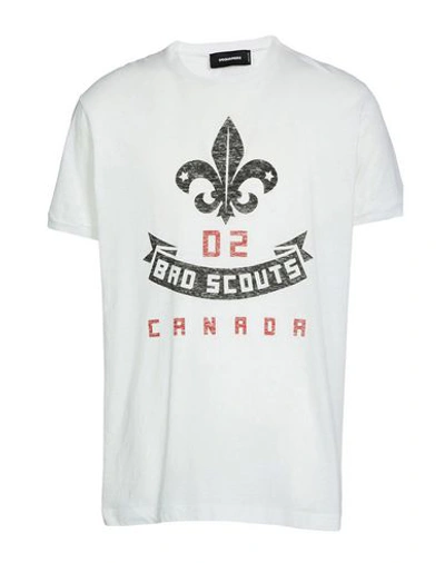 Dsquared2 T-shirts In White