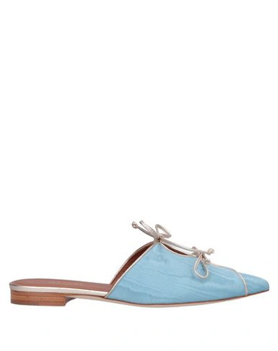 Malone Souliers Mules In Azure
