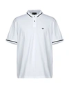 Emporio Armani Polo Shirts In White