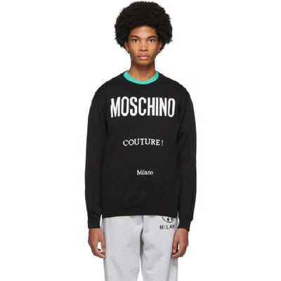 Moschino Black Sweaters & Knitwear - Sweatshirts Men