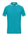 Sundek Polo Shirt In Turquoise
