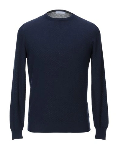 Gran Sasso Sweaters In Dark Blue