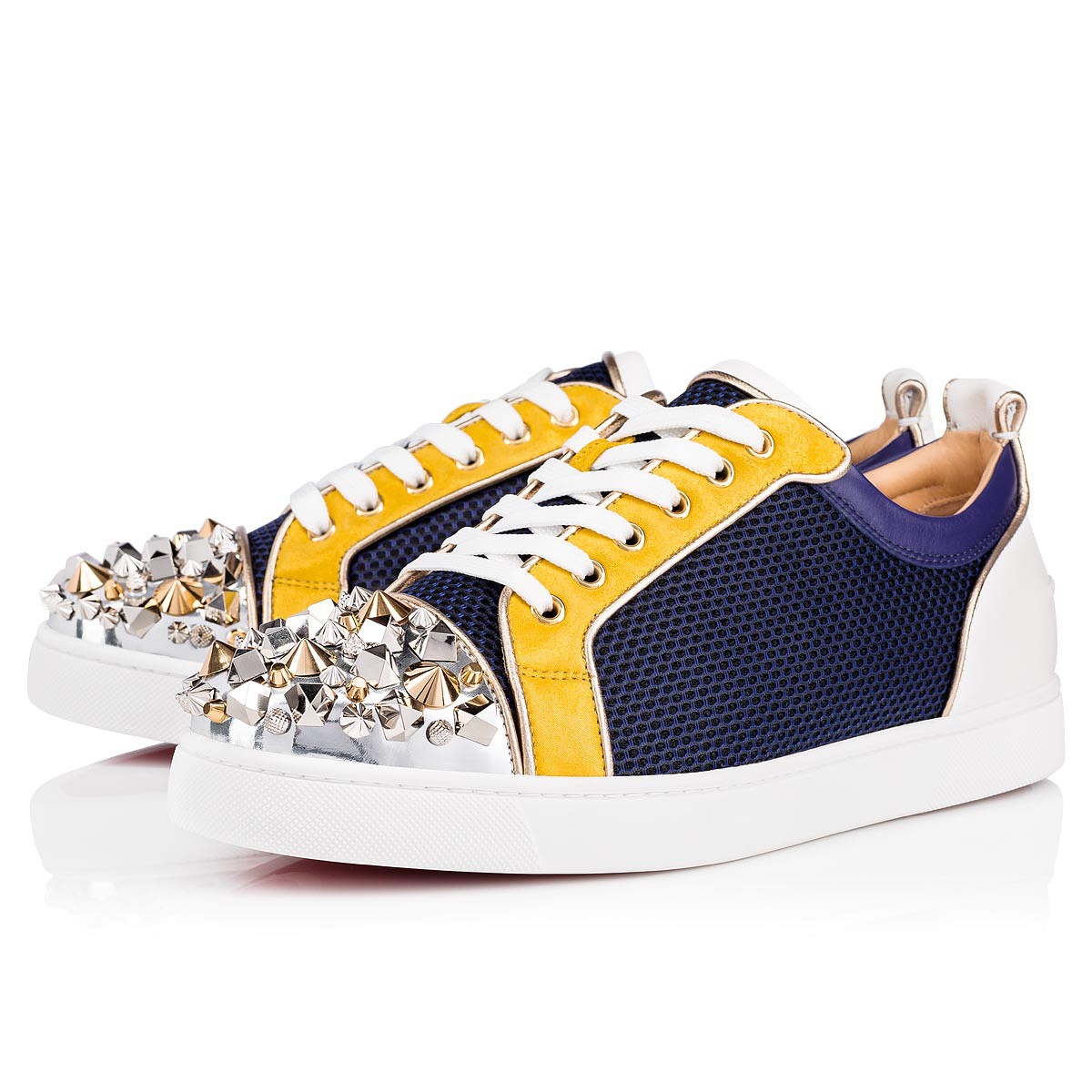yellow christian louboutin sneakers