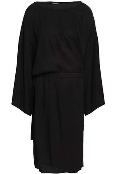 Ann Demeulemeester Woman Crepe Dress Black