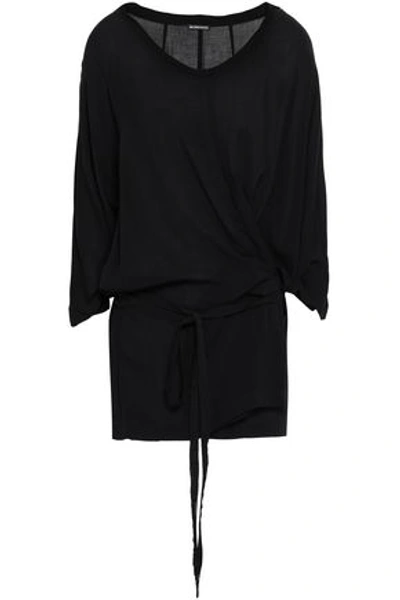 Ann Demeulemeester Woman Ewing Chiffon Top Black