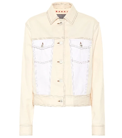 Marni Denim Jacket In White