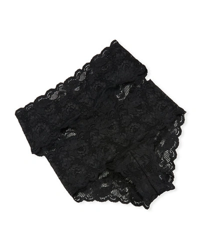 Cosabella Never Say Never Hottie 2-pack Lace Boyshorts In Black