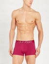 Calvin Klein Evolution Regular-fit Stretch-cotton Trunks In Pink