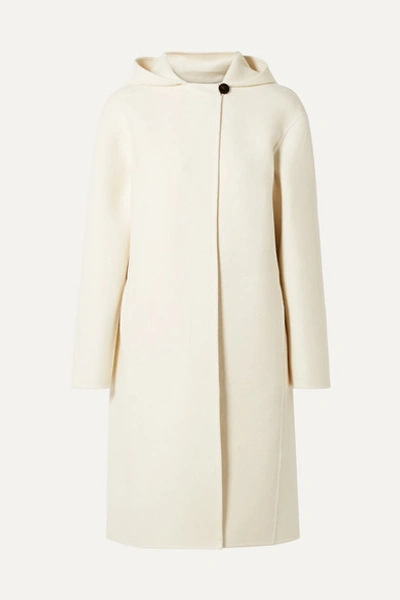 Theory Clean Wool And Cashmere-blend Duffle Coat In Easter Lily