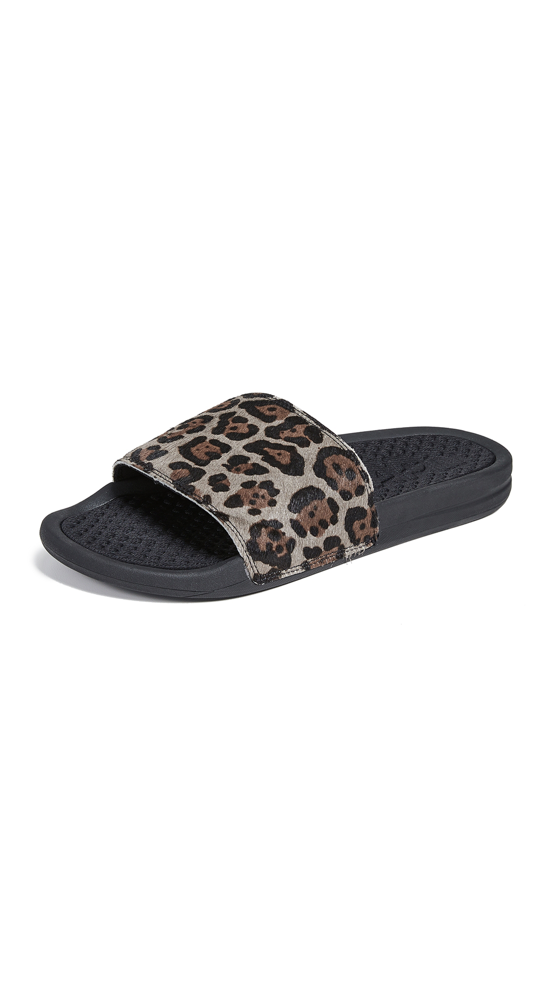apl women's iconic calf hair slide