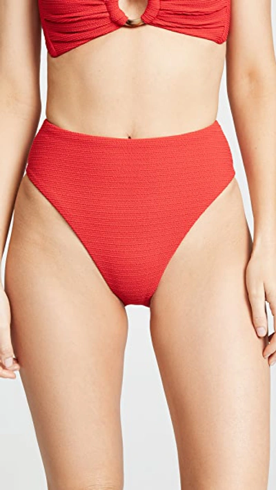 Montce Tori Bikini Bottoms In Red