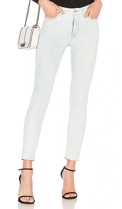 7 For All Mankind Hw Ankle Skinny Jean In Blue