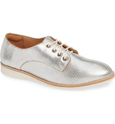 Rollie Derby Oxford In Silver Dream Leather